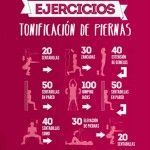 Piernas tonificadas, ejercicios y consejos útiles
