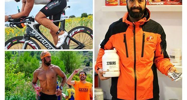 El triatleta Arturo Gonzalez en Global Nutricion