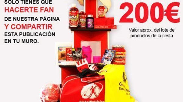 Sorteo de cesta de productos en Facebook