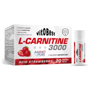 L carnitine 3000 aminopure viales-Vitobest-Globalnutricion