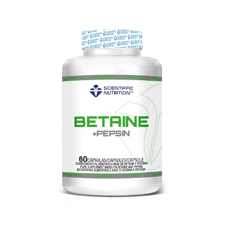 Scientiffic Nutrition Betaine +Pepsin 60 Caps