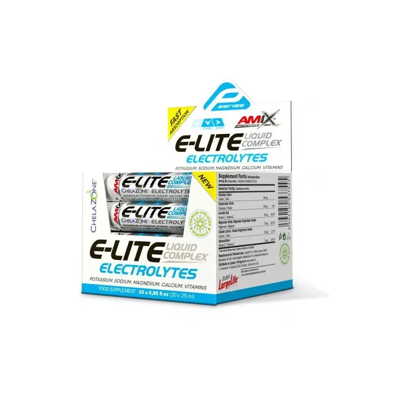 E-Lite Liquid Electrolitos Amix Performance 20x25 ml