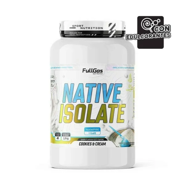 Native evolution isolate con edulcorante cookies cream 18kg