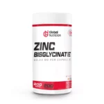 GlobalNutrición  Zinc Bisglicinato – 200 Cápsulas | Alta Absorción