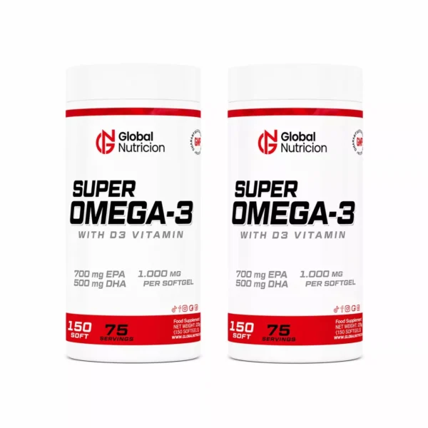 Pack doble Super Omega3-300caps-Globalnutricion