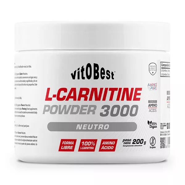 L carnitine 3000 powder-Vitobest-Globalnutricion