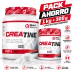 Pack Ahorro GlobalNutrición Creatina Monohidrato 1 kg + 300 g