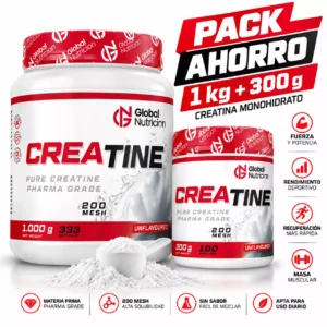 Pack ahorro creatina-Globalnutricion