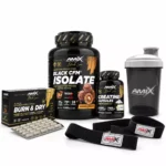 Amix PACK DEFINICIÓN - Proteína Black Isolate CFM 1kg + Creatina Creapure + Burn & Dry