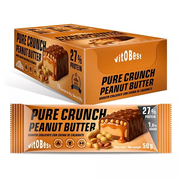 Pure crunch peanut butter-Vitobest-Globalnutricion